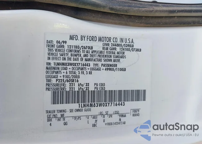 1LNHM83W0XY716443: 40065281