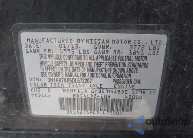 3N1AB7AP6DL672207: 40074493