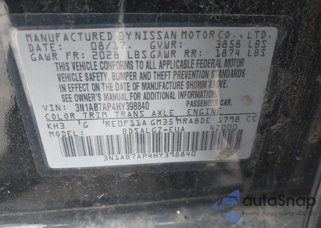 3N1AB7AP4HY398840: 40078188