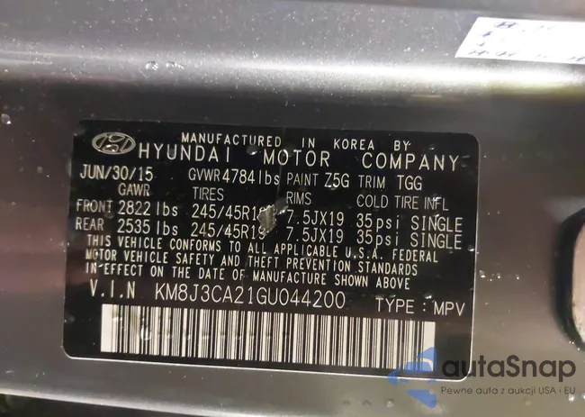 KM8J3CA21GU044200: 40077584