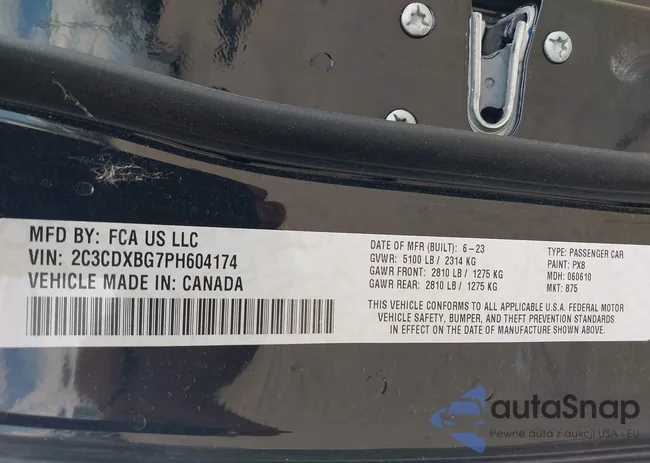 2C3CDXBG7PH604174: 40078769