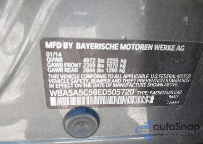 WBA5A5C59ED505720: 40082196