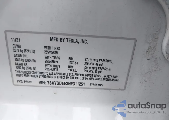 7SAYGDEE3NF311251: 40083053