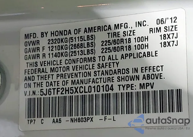 5J6TF2H5XCL010104: 40084855