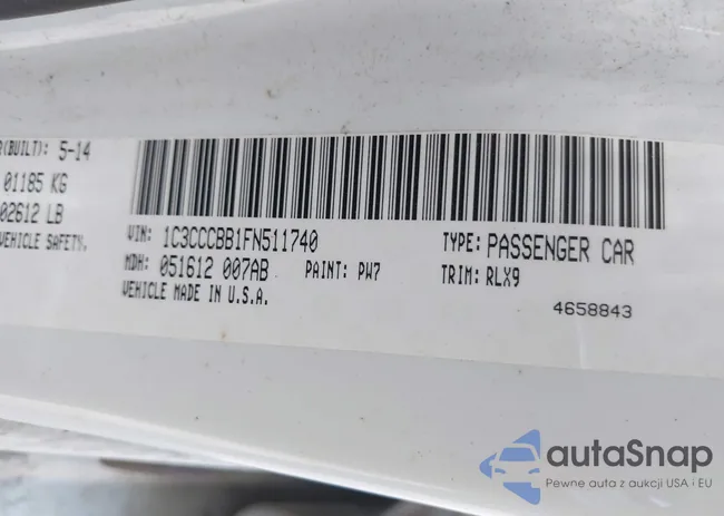 1C3CCCBB1FN511740: 40092742