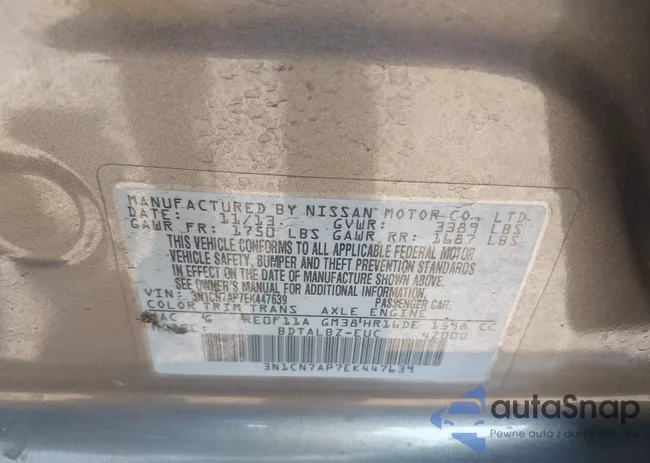 3N1CN7AP7EK447639: 40093308