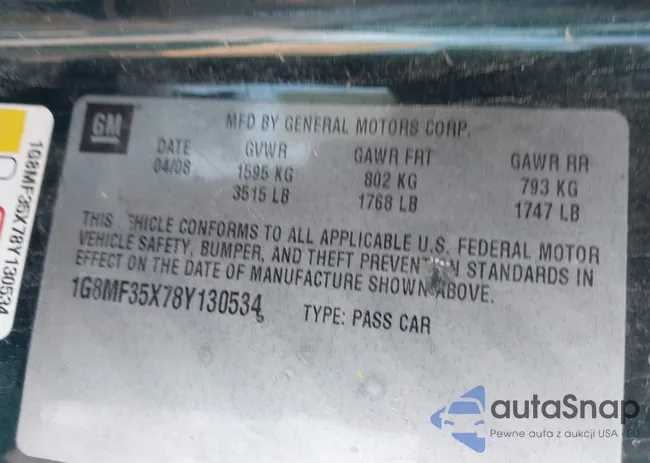 1G8MF35X78Y130534: 40093827