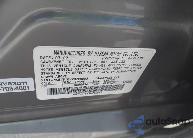 JNKBV61EX7M728563: 40094211