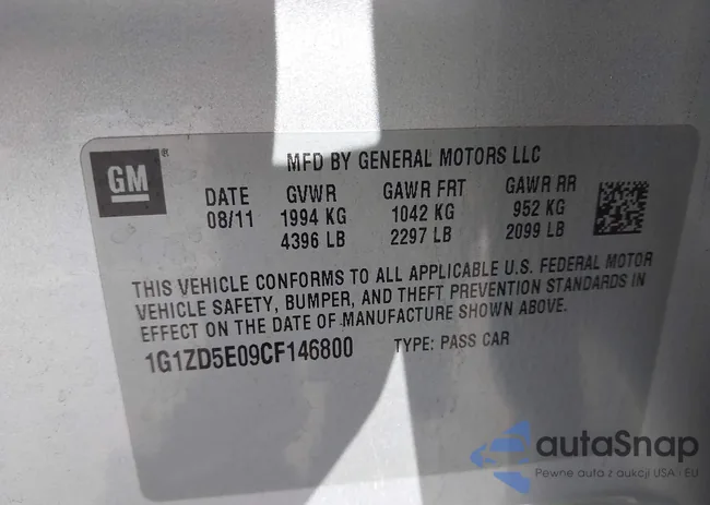 1G1ZD5E09CF146800: 40095596