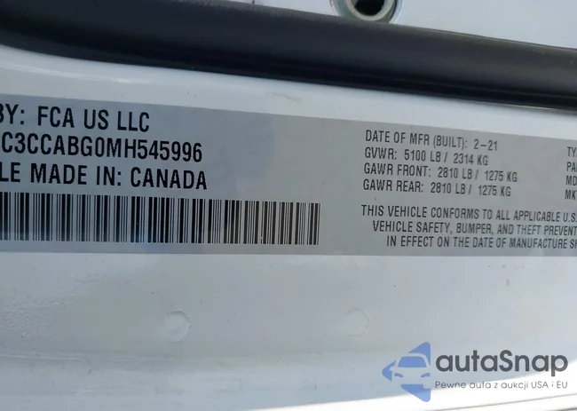 2C3CCABG0MH545996: 40098591