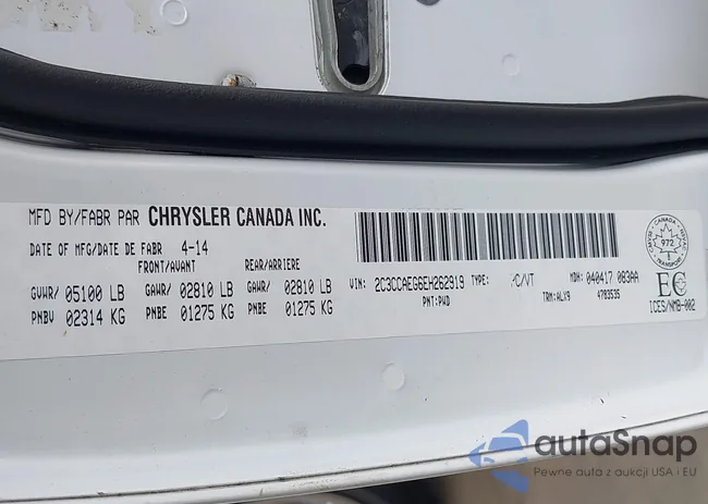 2C3CCAEG6EH262919: 40104616