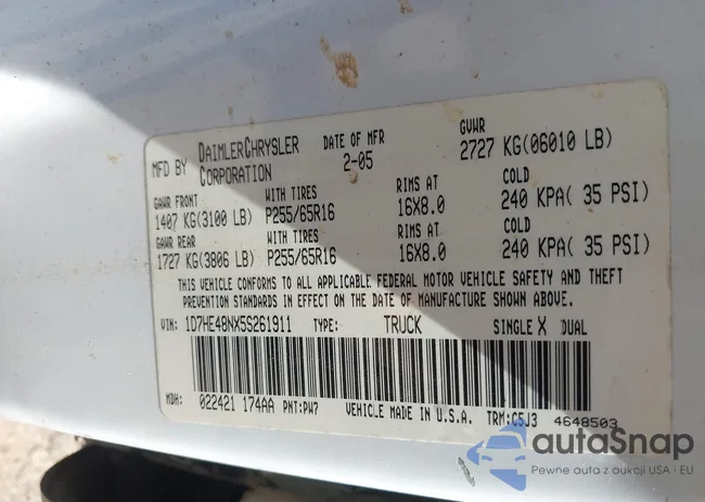 1D7HE48NX5S261911: 40105462