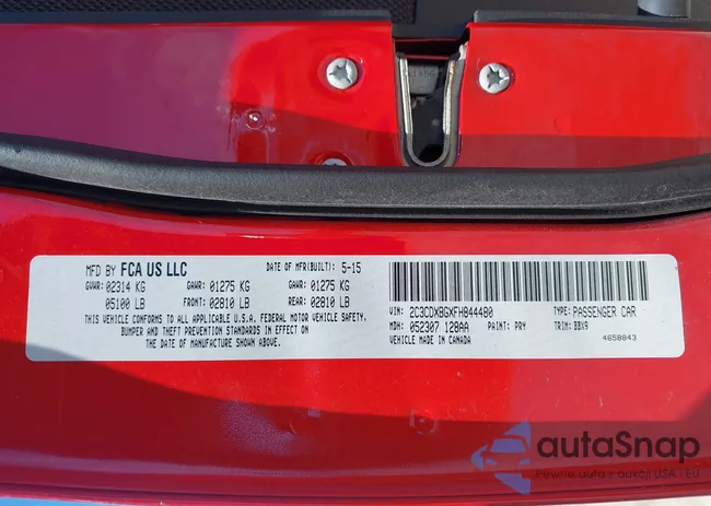 2C3CDXBGXFH844480: 40118782