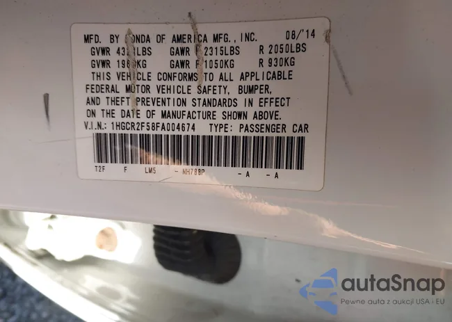 1HGCR2F58FA004674: 40122797