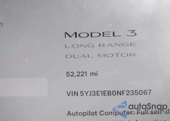 5YJ3E1EB0NF235067: 40129079