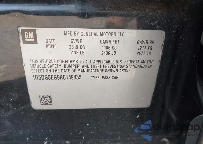 1G6DG5EG9A0149835: 40128338