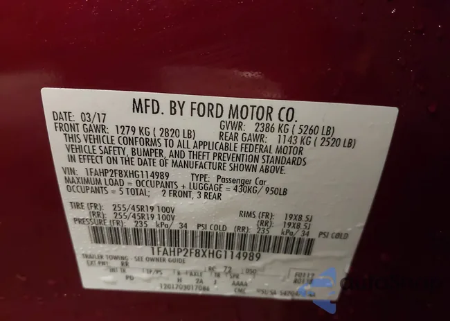 1FAHP2F8XHG114989: 40129691