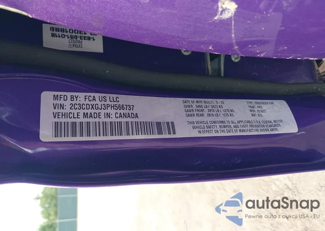 2C3CDXGJ3PH566737: 40131209