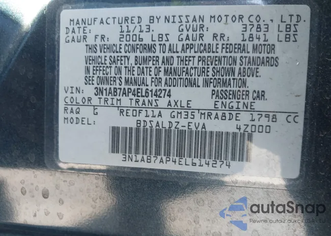 3N1AB7AP4EL614274: 40132960