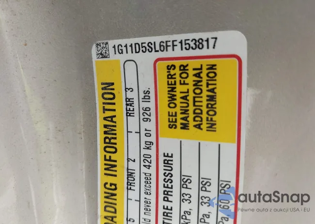 1G11D5SL6FF153817: 40133505