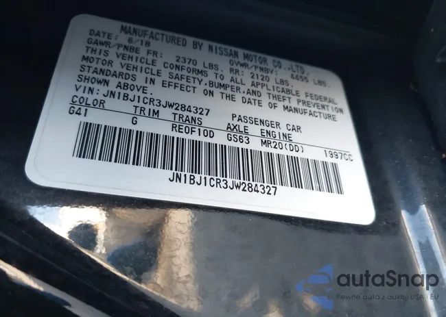 JN1BJ1CR3JW284327: 40138491