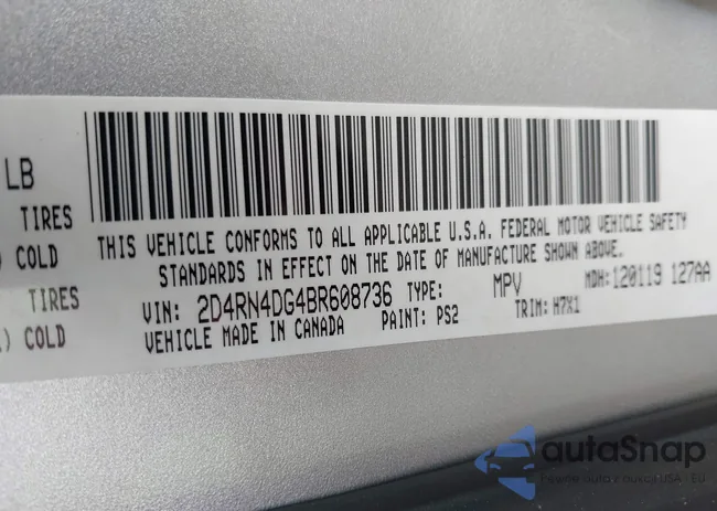 2D4RN4DG4BR608736: 40139784