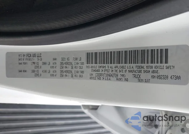 1C6SRFKT1KN642720: 40140676