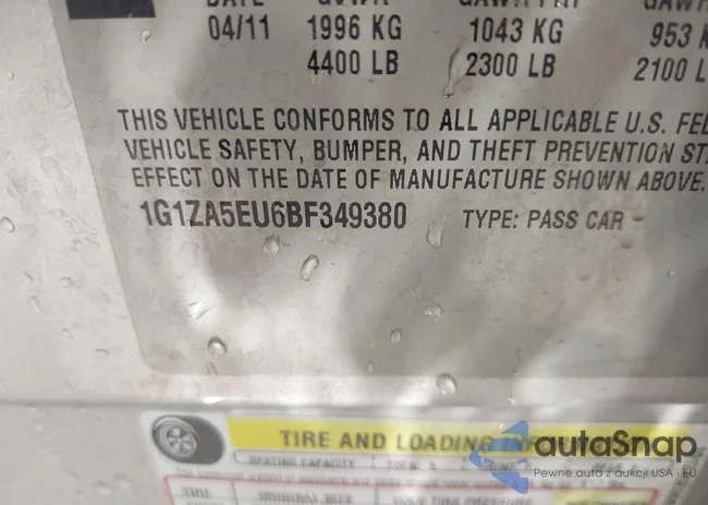 1G1ZA5EU6BF349380: 40141692