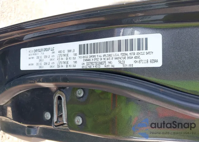 3C6TR5DT5EG308375: 40152409