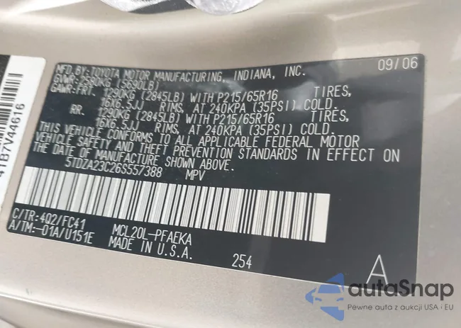 5TDZA23C26S557388: 40155754