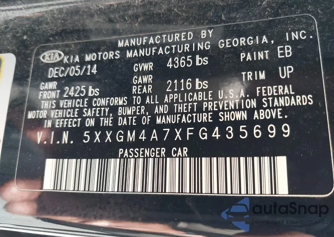 5XXGM4A7XFG435699: 40159271