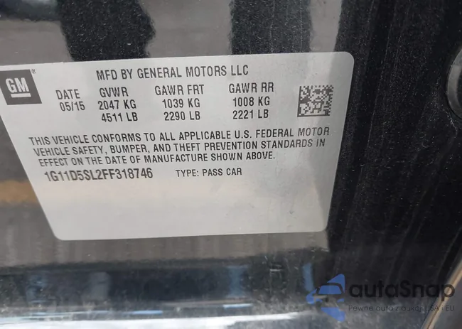 1G11D5SL2FF318746: 40161965