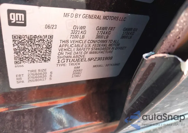 1GTUUEEL5PZ301908: 40165916