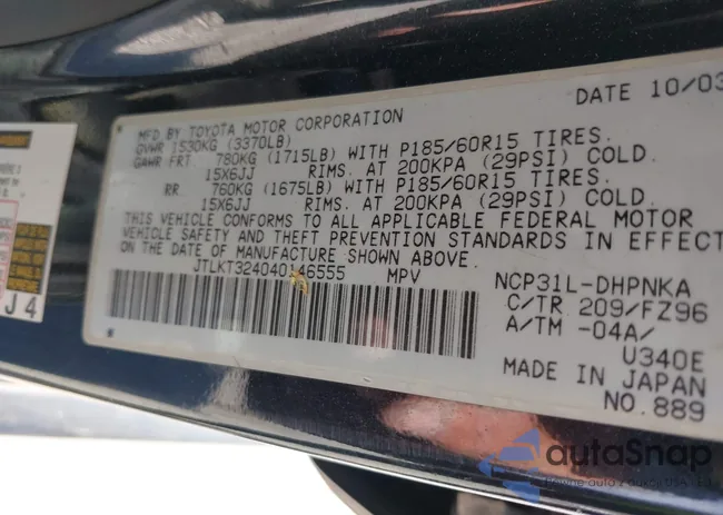 JTLKT324040146555: 40168706