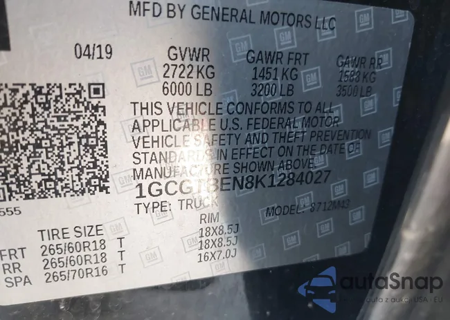 1GCGTBEN8K1284027: 40173544