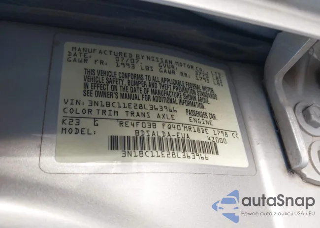 3N1BC11E28L363966: 40173817