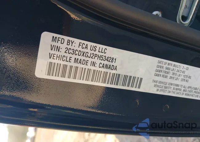 2C3CDXGJ2PH534281: 40175570