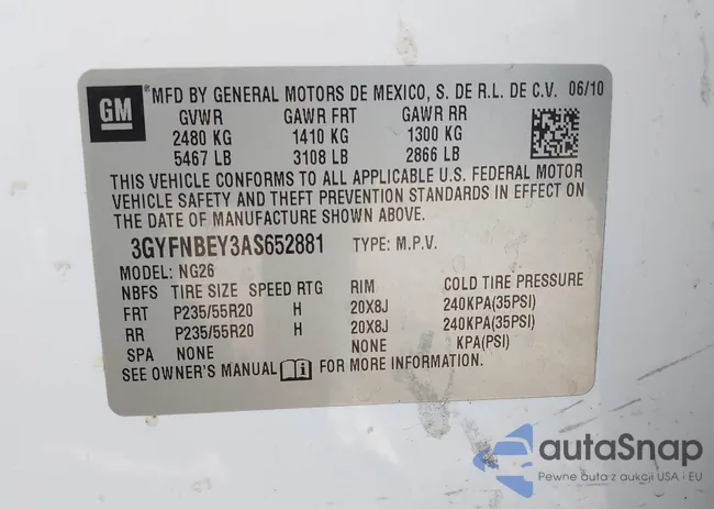 3GYFNBEY3AS652881: 40175175