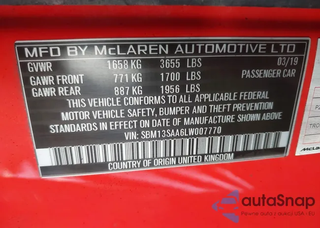 SBM13SAA6LW007770: 40177751