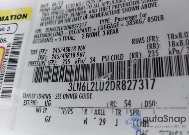 3LN6L2LU2DR827317: 40180591