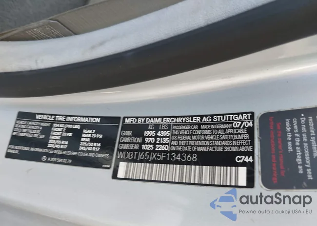 WDBTJ65JX5F134368: 40182363