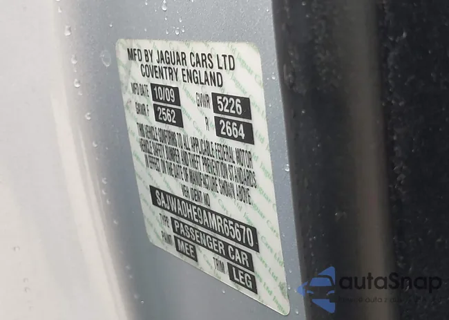 SAJWA0HE9AMR65670: 40182232