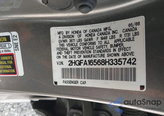 2HGFA16568H335742: 40183458