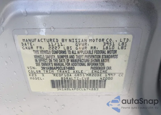 3N1AB6AP0CL674883: 40183603