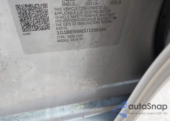 1G1BE5SM3J7205434: 40182984