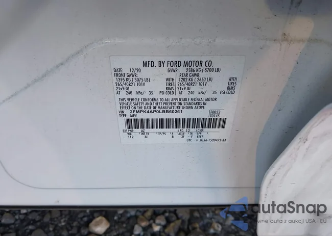 2FMPK4AP0LBB60261: 40187665