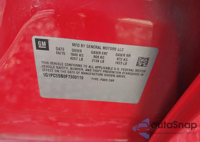 1G1PC5SB8F7300119: 40190316