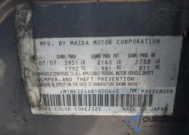 JM1BK324X81800640: 40192356