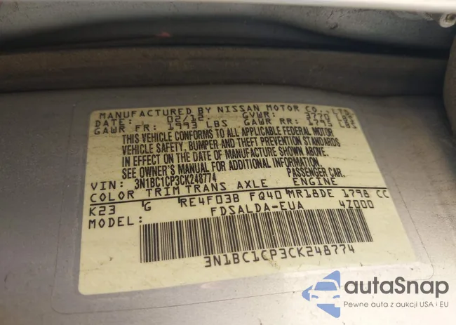 3N1BC1CP3CK248774: 40193235