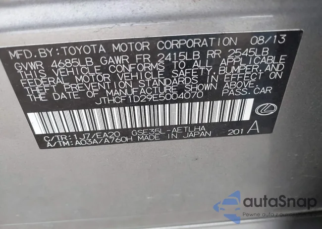 JTHCF1D29E5004070: 40194339